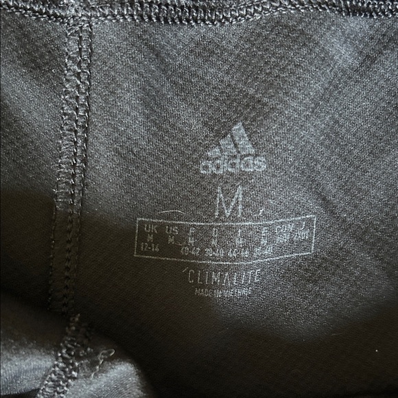 Adidas Women's Climacool Black Shorts with Peach Stripes - Picture 2 of 4